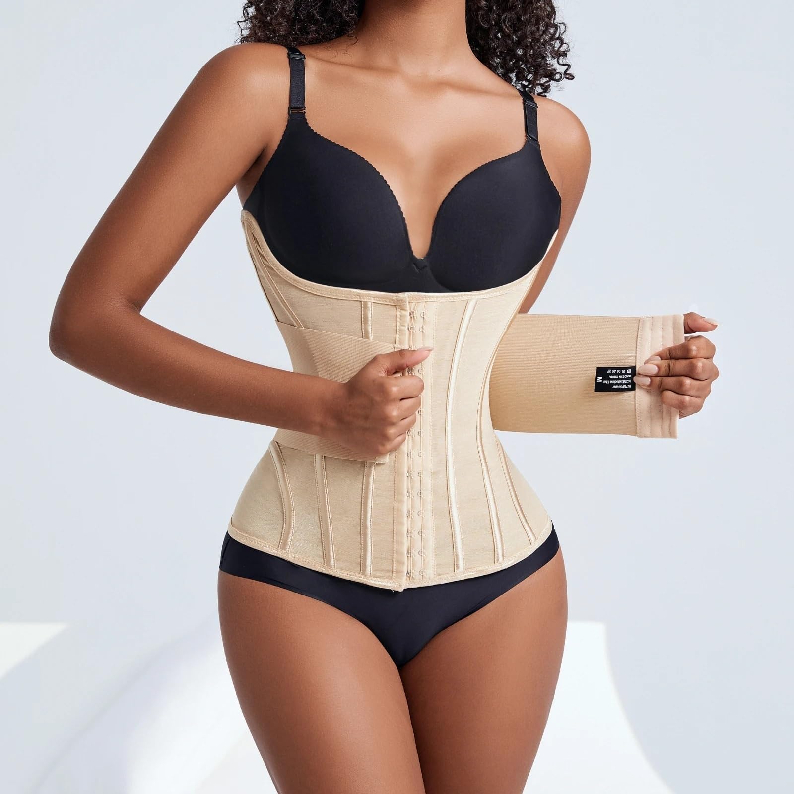 TTDGYYXW Shapewear per Donna Corsetto per Allenatore in Vita Cintura di Supporto Lombare Regolabile Cintura di Recupero Modellante Il Corpo Dopo Il Parto
