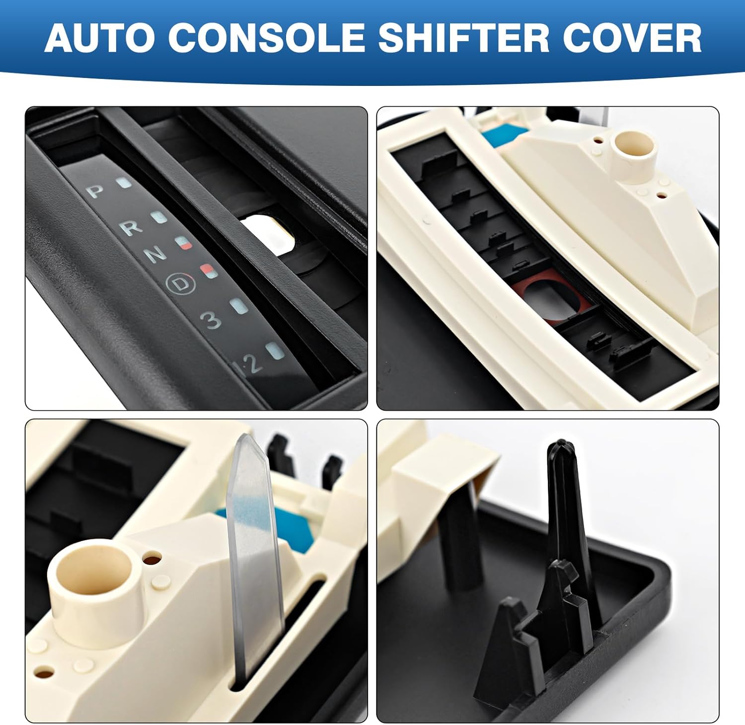 TOP-MAX 55115615 Auto Console Shifter Bezel Cover for Jeep Cherokee XJ 1997-2001 PRNDL Shift Indicator Panel Gear Selector Trim for Jeep Cherokee XJ Accessories OEM Replacement 5EK03TRM