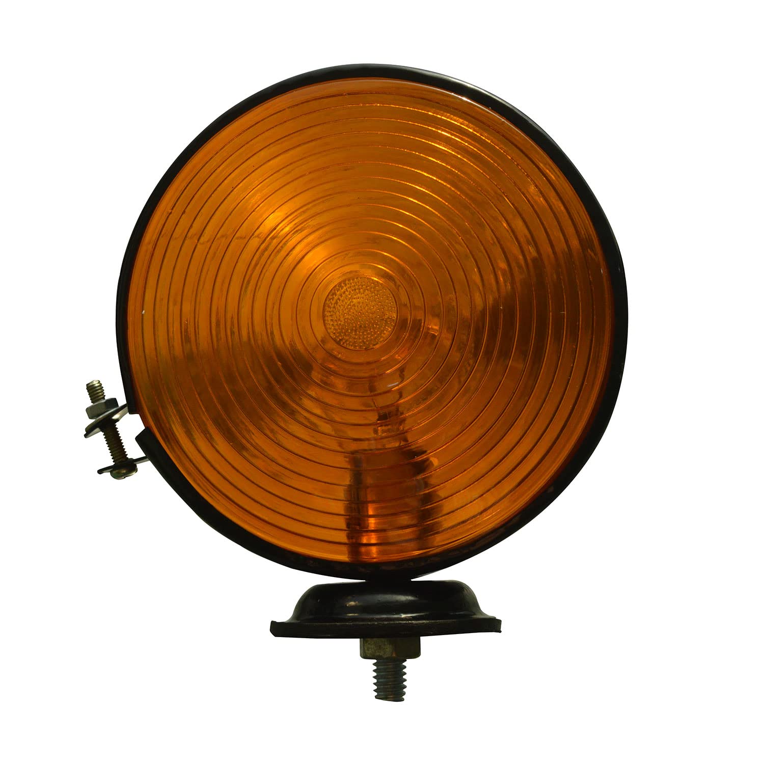 Juego de 4 Luces de 12 V de Doble Cara con Cuerpo Negro Adecuado para Remolque de camión y vehículos universales (ámbar)