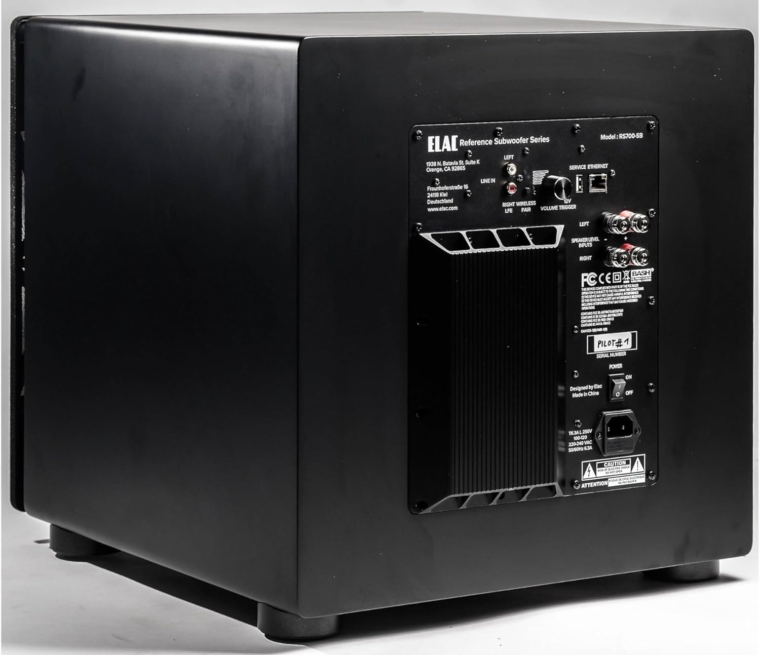 ELAC RS700 Varro Reference 12 Inch Smart Subwoofer - Each (Satin Black)