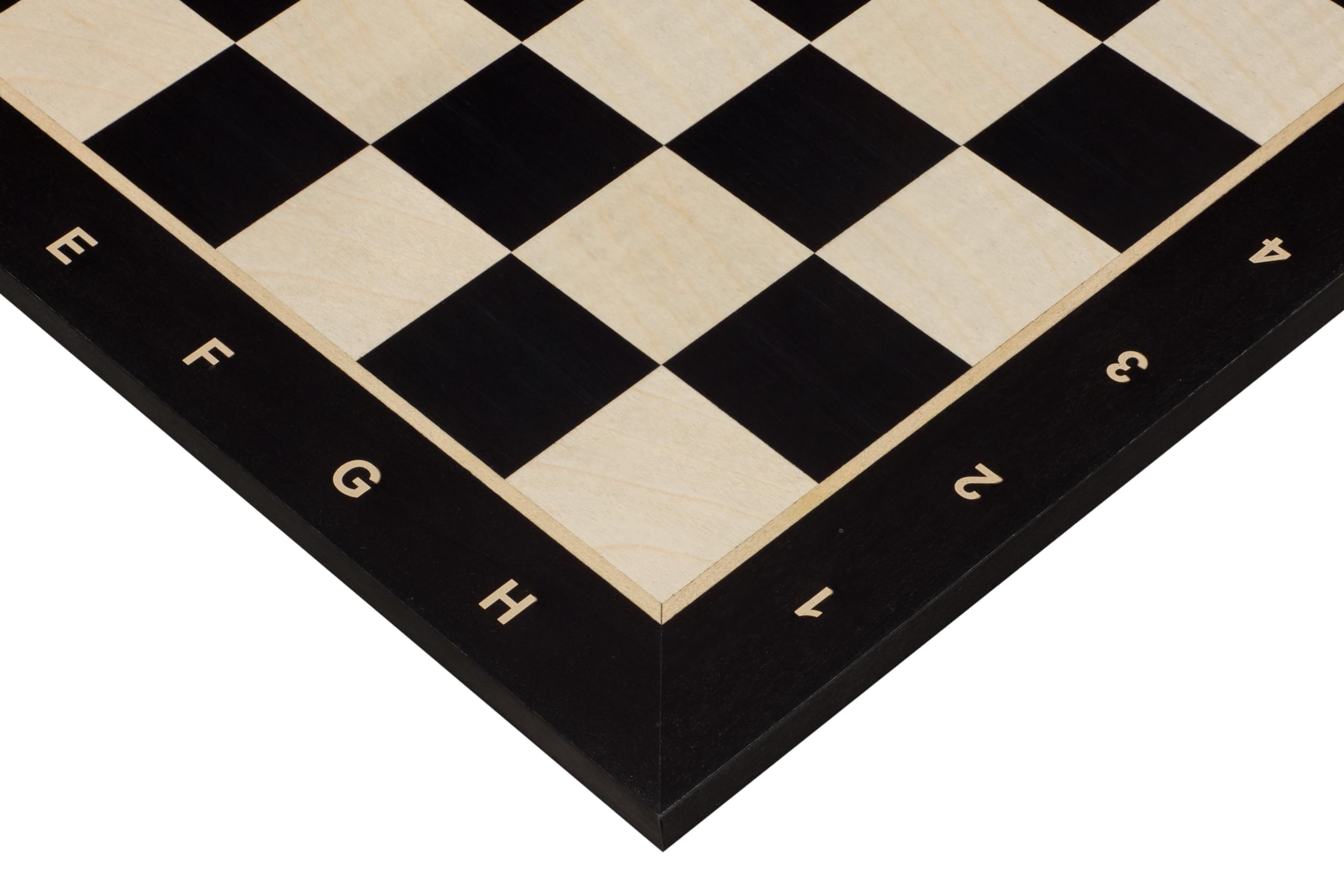 Sunrise Chess & Games Eleganti scacchi all'alba, Tabellone da Torneo Ebanizzato ad Intarsio Design Elegante Idea Figure Medie Campo 50 mm