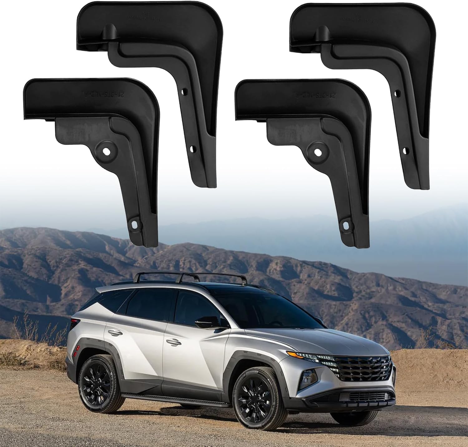 Bavettes de Voiture pour Hyundai Tucson NX4 2025 Garde-Boue Avant Arrière