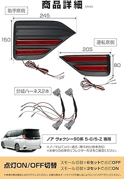Amazon | シェアスタイル ノア ヴォクシー 90系 SG SZ 専用 LED
