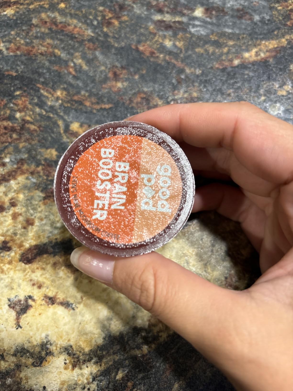 goodPOD Brain Booster in Keurig brewer