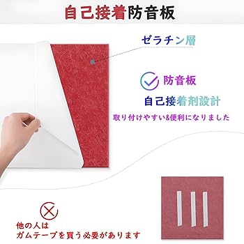 Amazon.co.jp: GOATRIP 遮音シート防音シート 30*30*9mm 吸音材