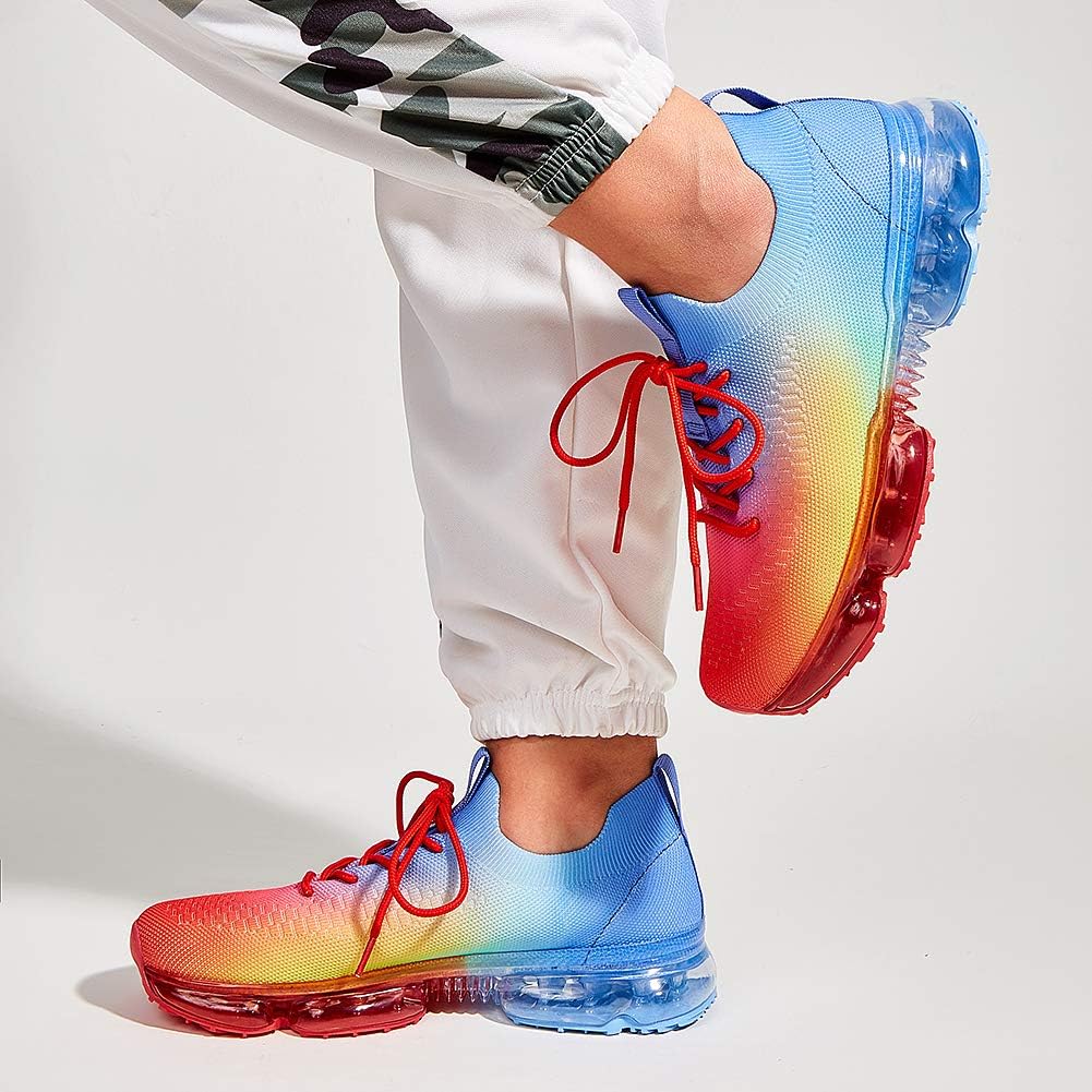 LUCKY STEP Women Air Cushion Fashion Sneakers Breathable Casual Comfortable Lightweight Walking Shoes - Image 2