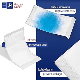 GauzeCare Sterile Abdominal Pads 5x9 inch 20-Pack | Extra Absorbent & Thick, Individually Packed Combine Pads with Non-Stick Outer Layer for Heavy Bleeding Wounds | Perfect for First Aid Kits (IFAKs)