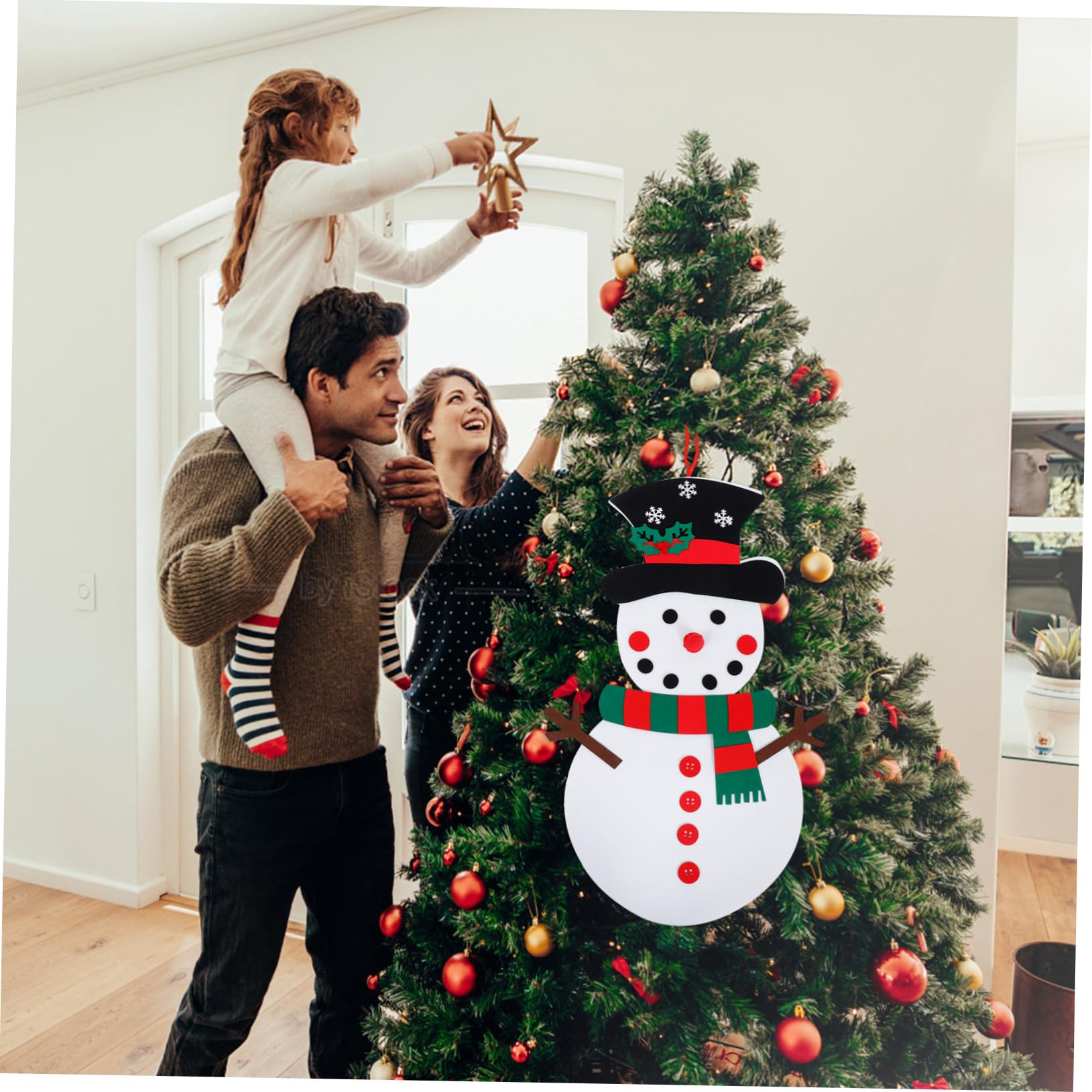 TOYANDONA 2 Sätze Verkleide Dich Mit Weihnachtsschneemann Handgemachter Schneemann Weihnachten Diy Schneemann Verzierung Weihnachtsschneemann Diy Zubehör Colorful Gefühlt