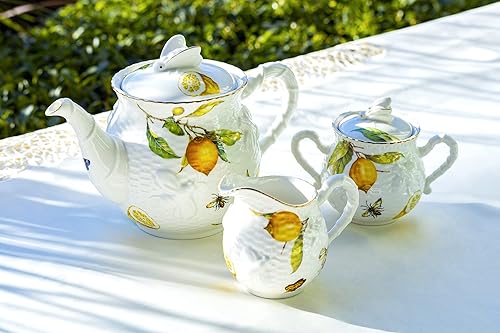 Miniatura 5 de Lemon Bee - Juego de té de porcelana fina (11 piezas)