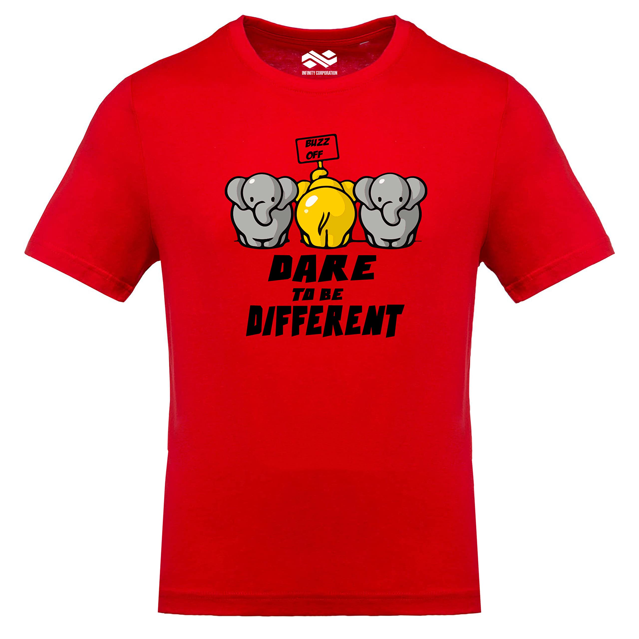 Infinity C17  Dare  to be Different Red Tshirt