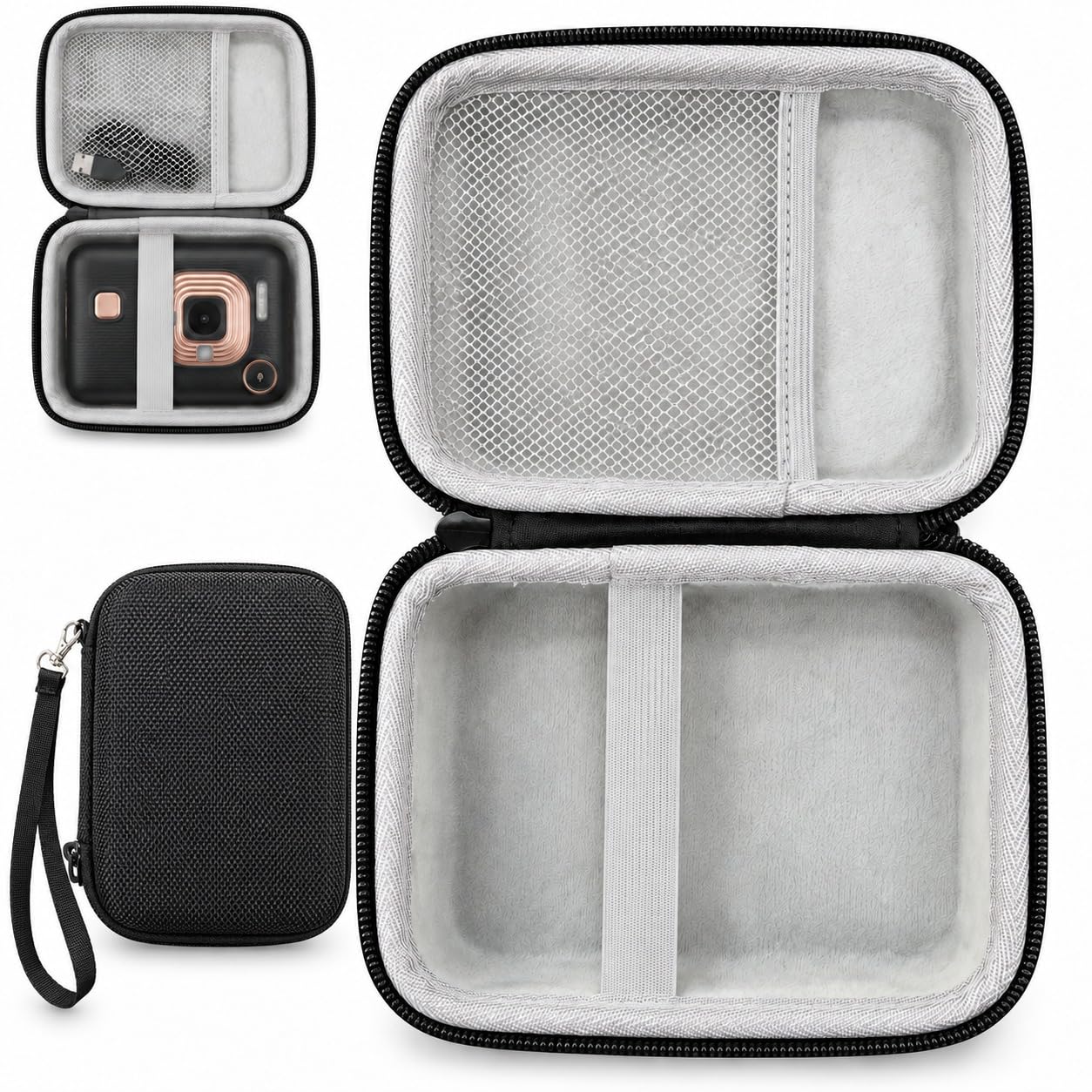 M.G.R.J® Carrying Case for DJI OSMO Mobile 7/8/7P Gimbal Stabilizer, Travel Portable Bag for DJI Osmo Mobile 8 | 7P | 7 | SE Accessories (Hard|EVA|Black) (DJI Gimbal Not Included) — Amazon image 32