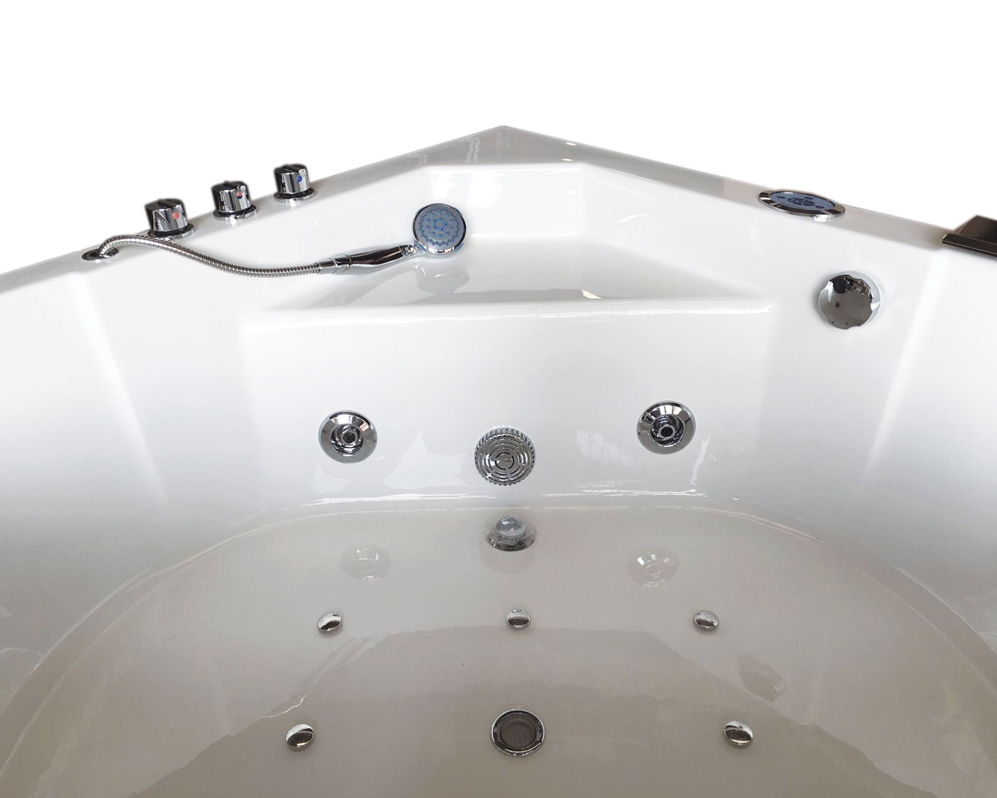 Bañera hidromasaje 150x150 Bañera de Esquina SPA hidromasaje SPA Ibiza para 2 Nueva 150 x 150!