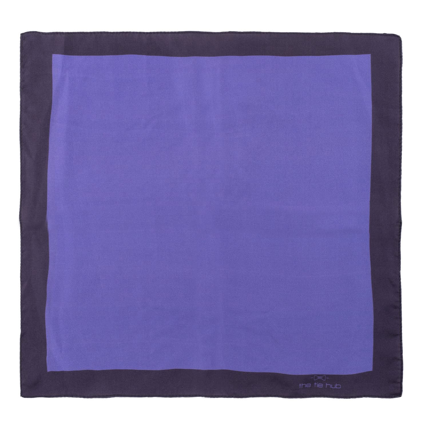 Purple Solid 100% Silk Pocket Square for Men-image-23