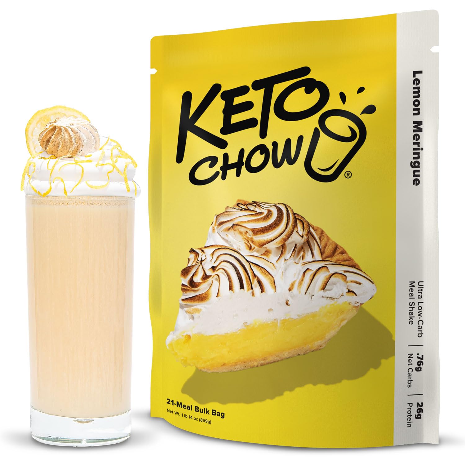 KETO CHOW LEMON MERINGUE - 21 MEAL BAG
