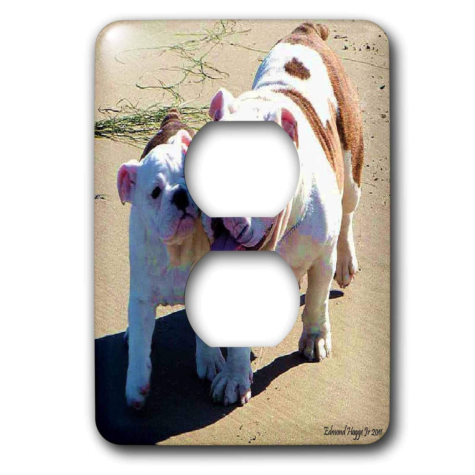 Tapa de enchufe decorativa 3dRose You Belong with Me 2 para el dormitorio principal