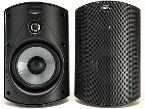 Polk Audio Atrium 4 Weatherproof Outdoor Speakers with Powerful Bass