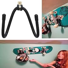 AUXPhome Universal Skateboard Wall Hanger Wall Clip Skateboard Wall Rack Wall Mount for All Skateboards and Longboards 1 Piece