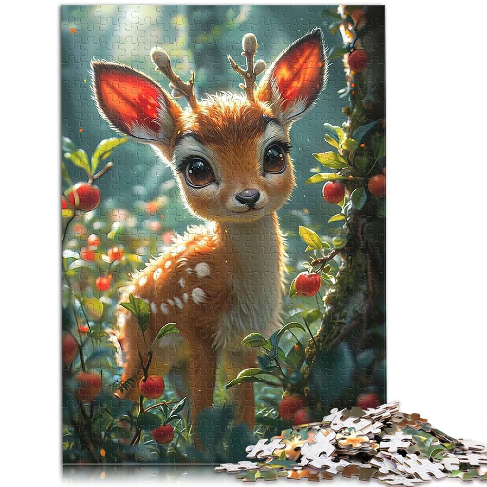 Schöner Gazellen-Cartoon Puzzle 2000 Teile für Erwachsene Lernspielzeug für die ganze Familie Geschenk zum Geburtstag 70x100cm