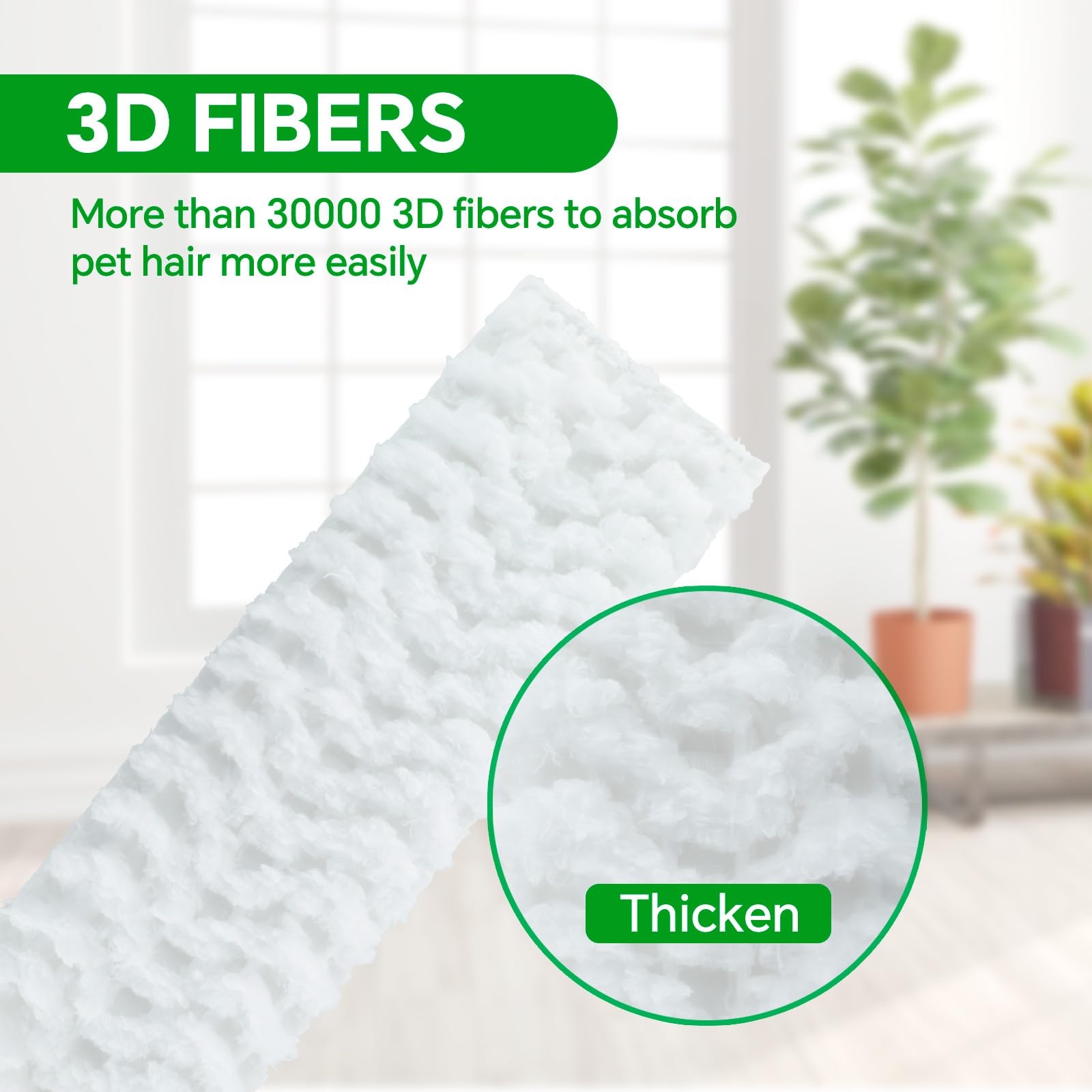 SAUAUSUN 60 Count XL Heavy Duty Dry Sweeping Cloths for Swiffer Sweeper X-Large Mop, Disposable X-Large Pet Mop Pads Refills for Swiffer XL Dry Sweeping Cloths,Thickness&Unscented