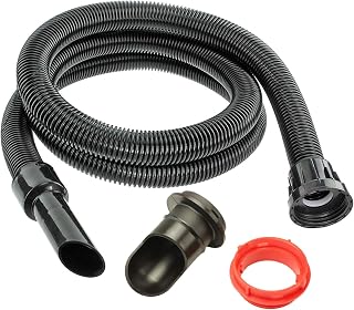 SPARES2GO 2.6m Hose Pipe, Screw Neck/Nose Connector and Bag Holder for Numatic Henry James Charles George Hoover Vacuum Cleaner