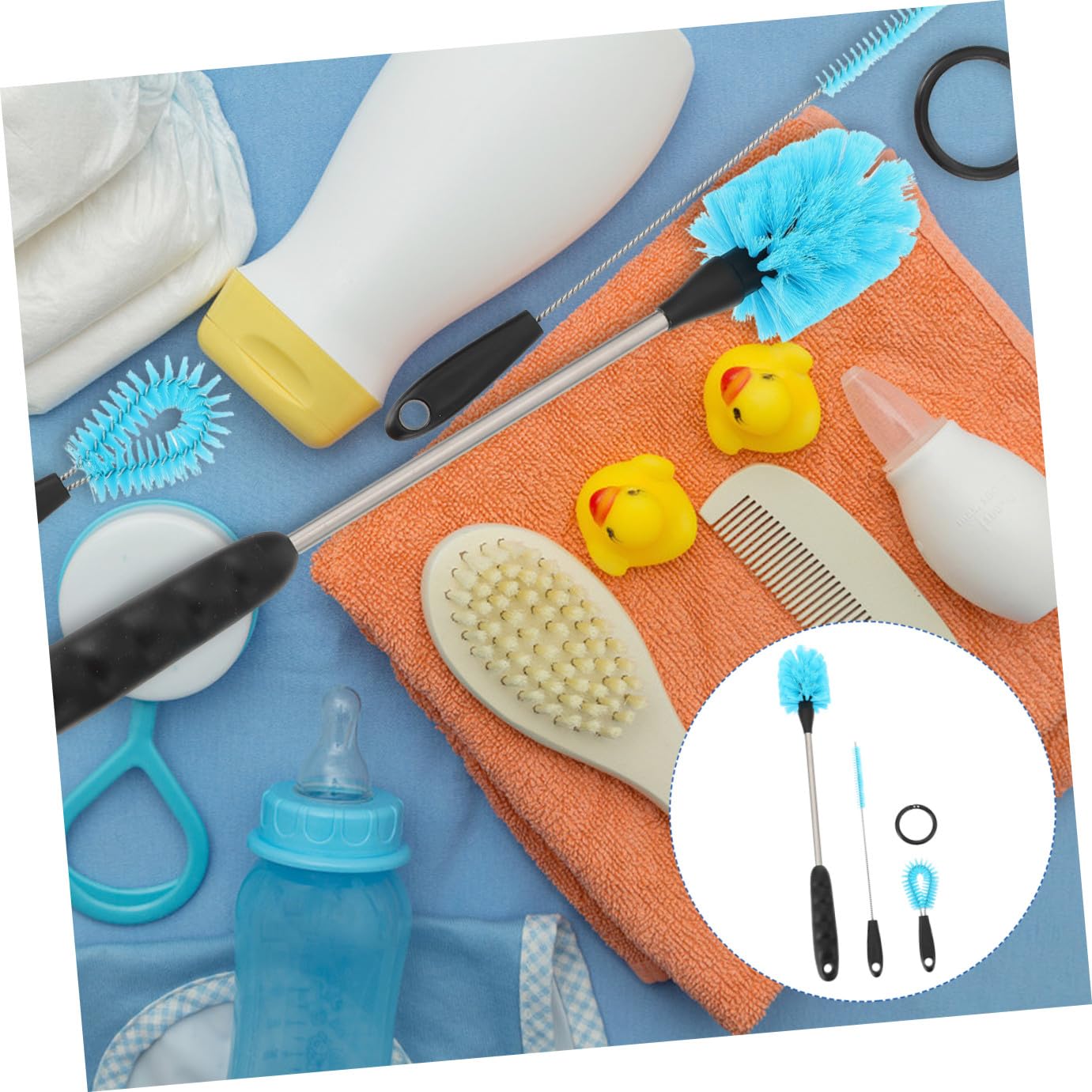 Amosfun 9stücke Teiliges Reinigungsbürsten Flaschen Tassen Und Behälter Langlebige Flexible Bürsten Mit Langem Griff Für Babyflaschen Und Trinkflaschen Mühelose Reinigung Und