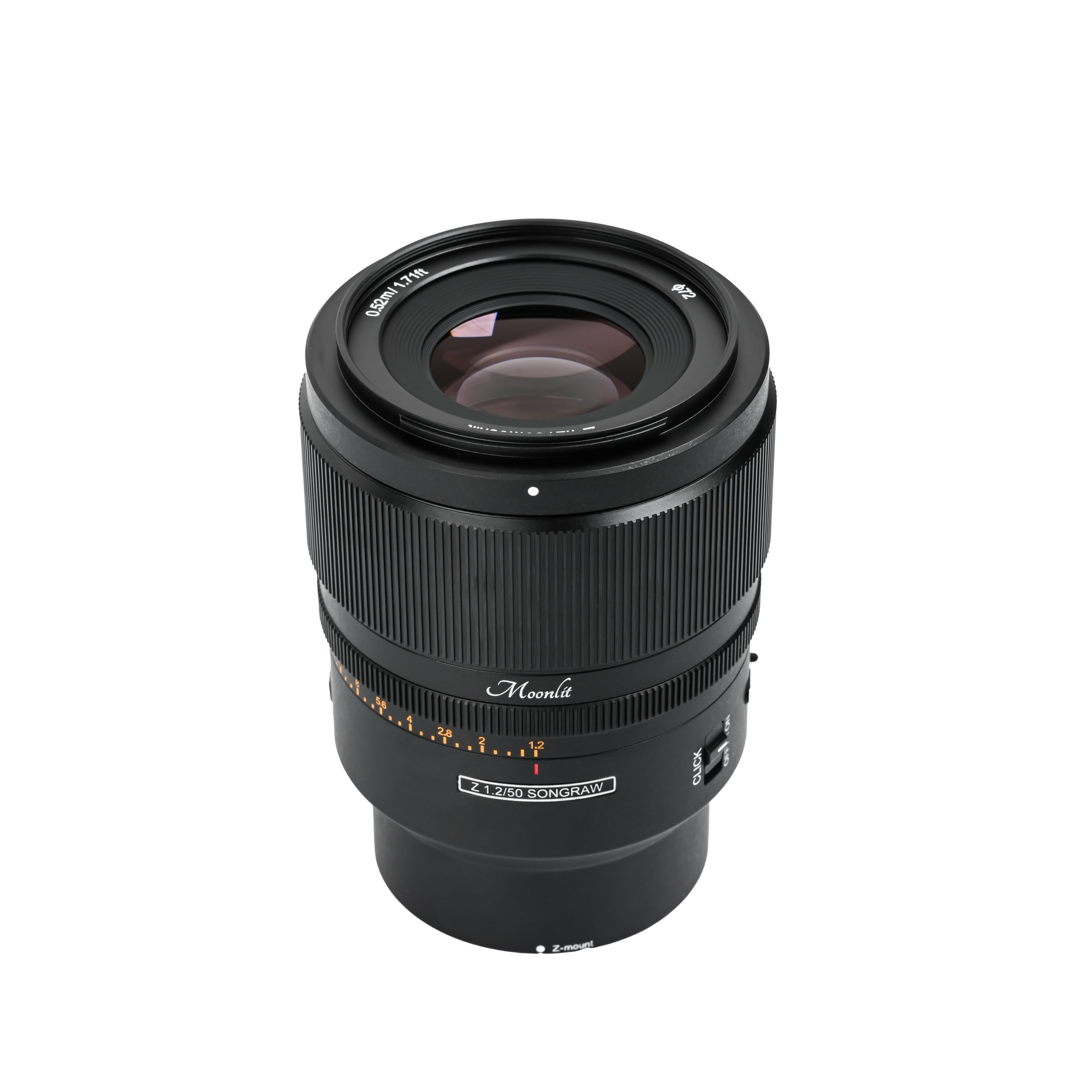 50mm F1.2 Autofocus Prime Lens for Nikon Z Mount, Large Aperture Portrait Lens with STM Motor Eye AF, Weather Sealed Metal Body for Mirrorless Camera (Fit for Nikon Z Mount)-image-4