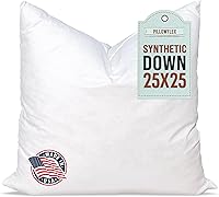 Vista 76 de Pillowflex - Inserto de almohada de plumón sintético de 16 x 22 pulgadas, ultra suave, almohada grande rectangular, lumbar, para la espalda