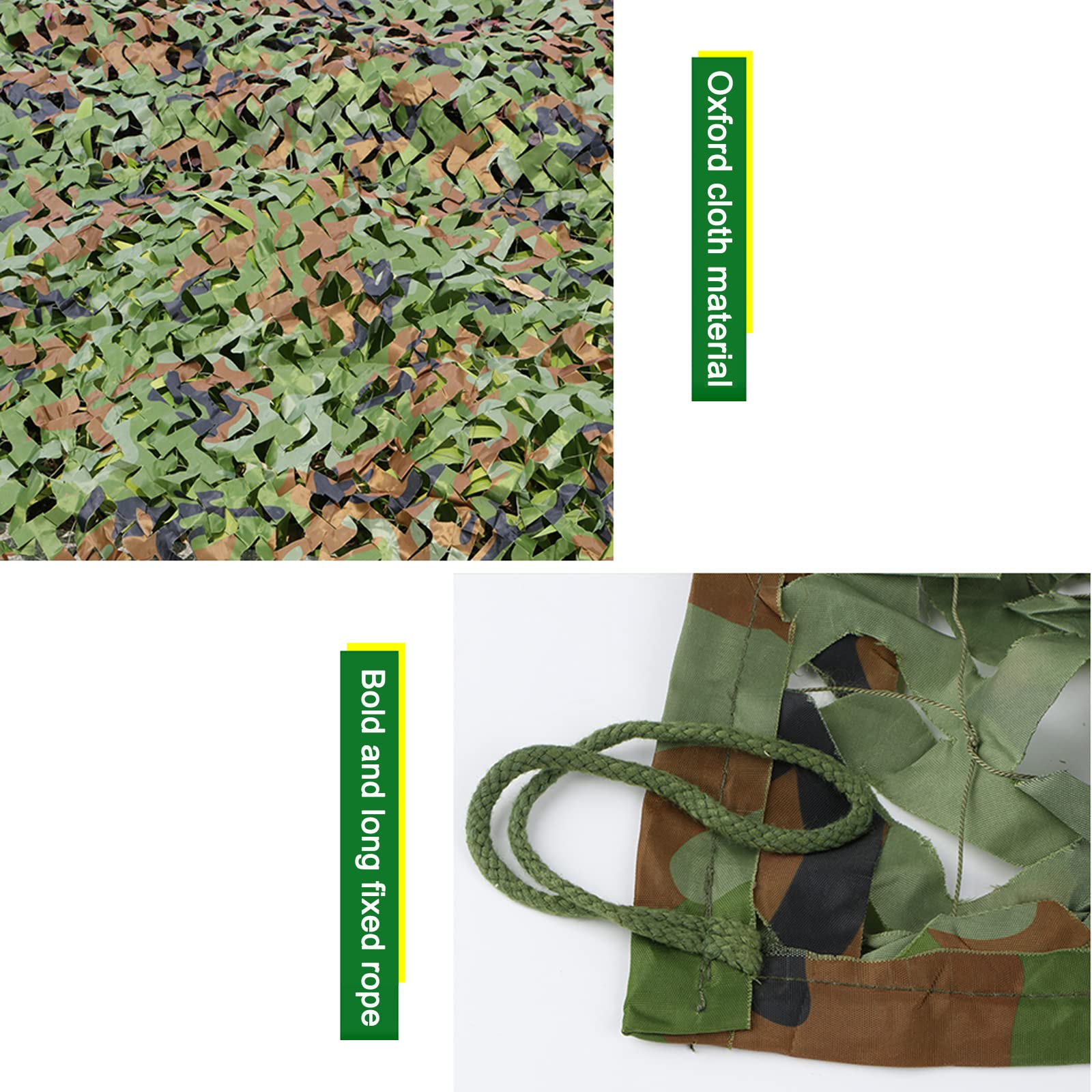 Red de Camuflaje de Poliéster Oxford 220D,Malla de Camuflaje,Camo Netting,Cubiertas de Camuflaje,Ligero y Duradero,para La Observación de Aves de Caza,Sombrilla al Aire Libre