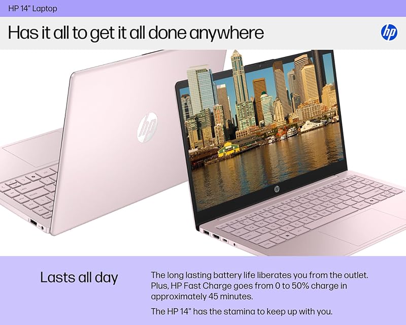 HP Pavilion Laptop Computer, Included 1-Year Office 365, Intel N150 (16GB RAM, 256GB SSD+128GB UFS), 2026 Edition, Long Battery Life & Fast Charging, for School & Home Daily use, Windows 11 Home image 3