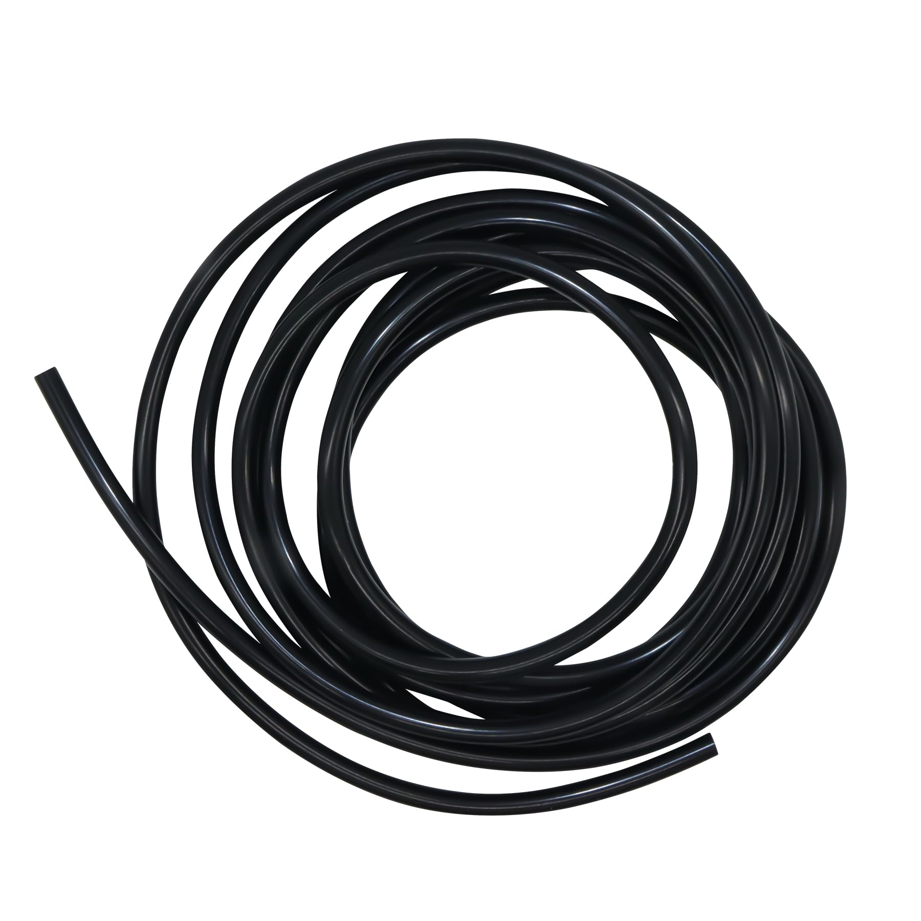 Imeistek Black Flexible Silicone Tube, 5Mm Id X 8Mm Od 4M Silicone Tubing Water Air Hose Pipe For Pump Transfer