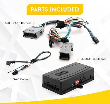 Crux Compatible with Bose Audio Systems SOOGM-15 Radio Replacement Interface with Steering Wheel Control and Compatible with OnStar Retention for Select GM Class II Data Bus Vehicles