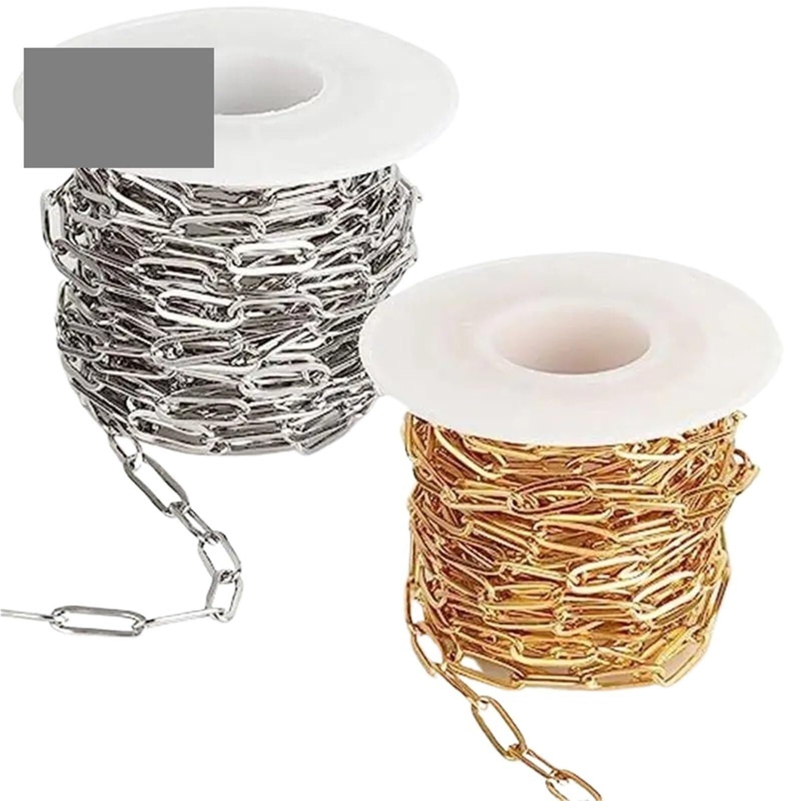 Chain Jewelry Making Chains 32.8 Feet Stainless Steel 304 4.5Mm Width