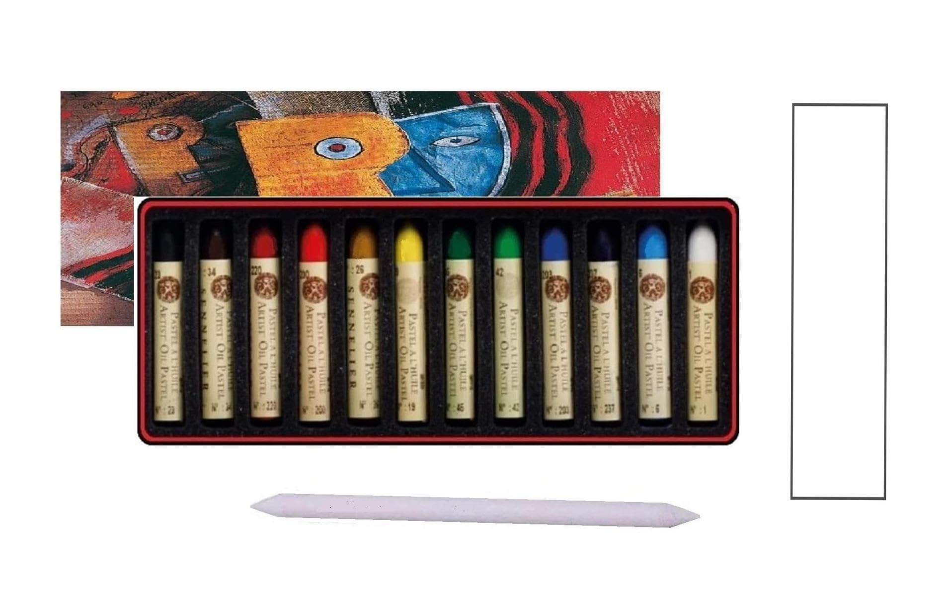 Pastelli A Olio Faber-Castell Studio Quality - Confezione Da 12 Pezzi, Colori Luminosi E Coprenti - Foto 9