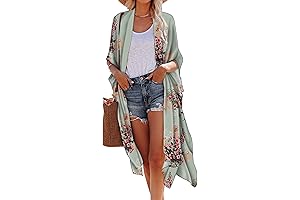Women's Chiffon Floral Kimono: The Epitome of Summer Elegance and Versatility