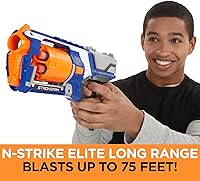 Vista 2 de Nerf N Strike Elite Strongarm Blaster de Juguete con Barril Rotatorio (Exclusivo de Yaxa)