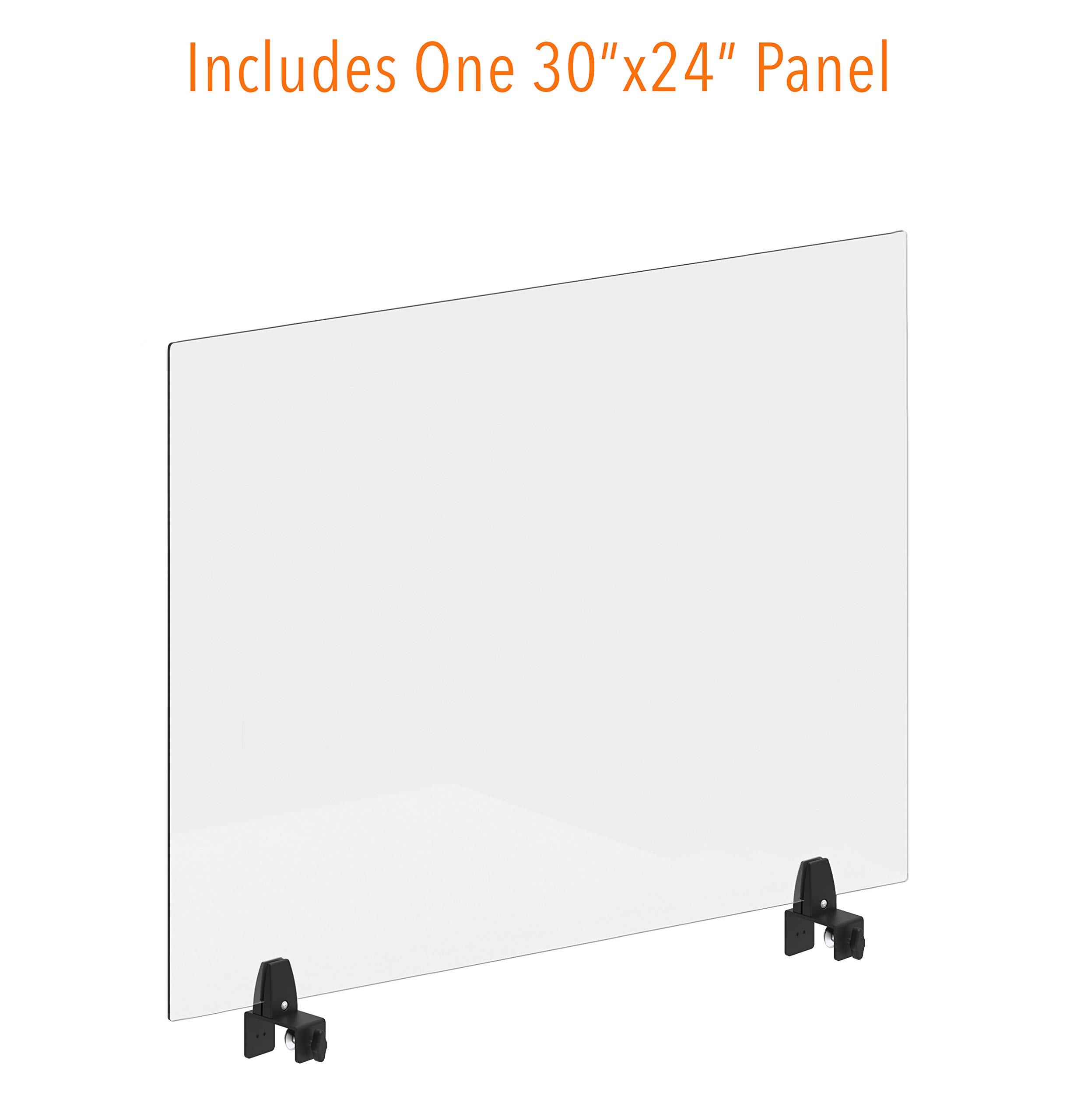 Buy Stand Steady Clear Cubicle Wall Extender Single 30 in x 24 in