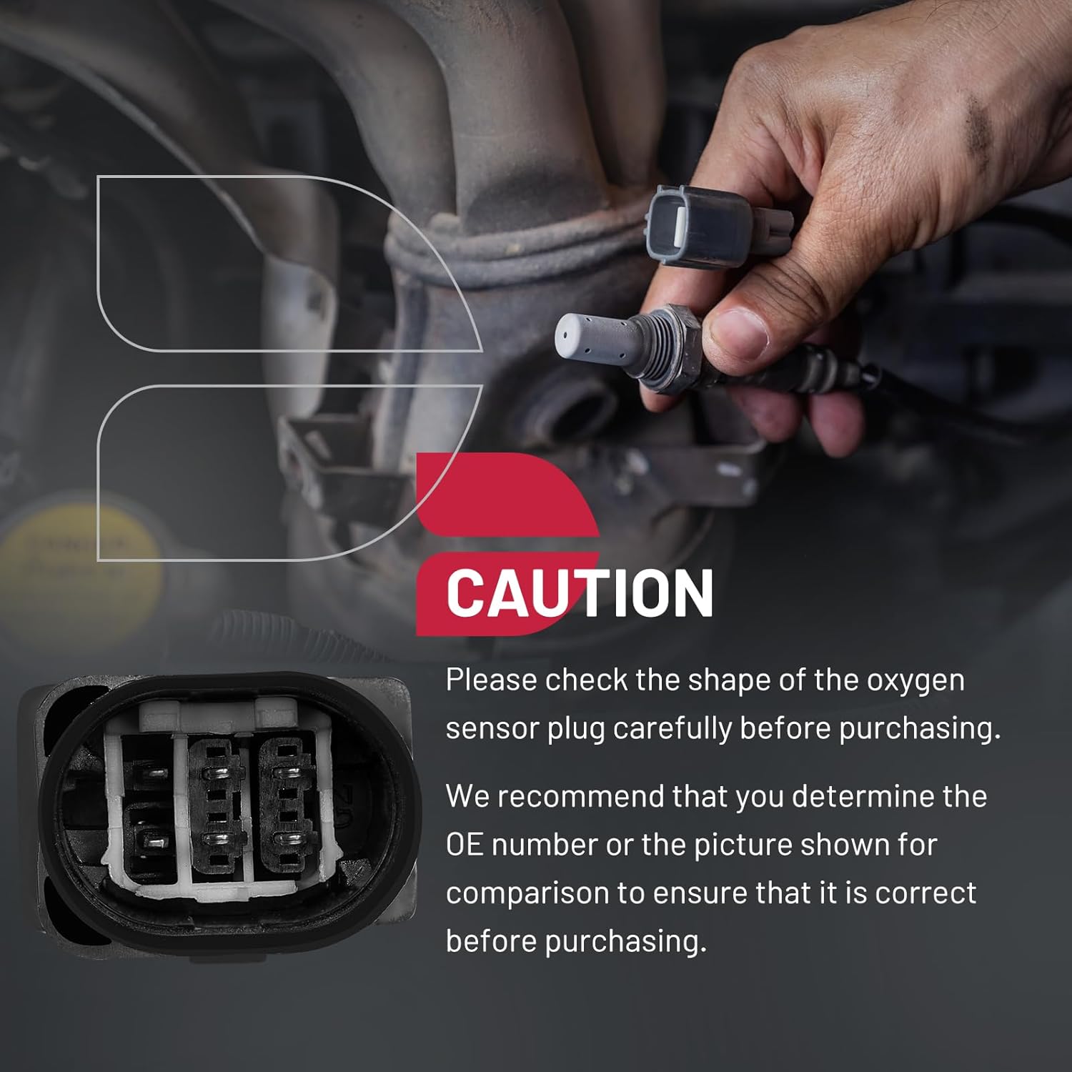 BDFHYK Oxygen Sensor Upstream O2 Sensor, Compatible with Kia Forte Sorento Sportage 2.4L, Compatible with Hyundai Santa Fe Tucson Sonata 2.0 2.4L 2010-2016, 234-5029 Replacement 1PCS
