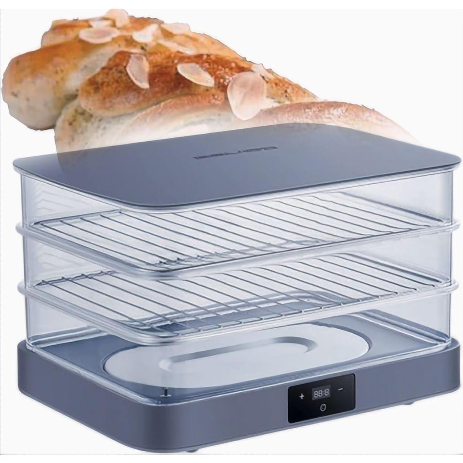 GLBMXDD 40L Bread Proofing Box, Removable Bread Dough Proofer Machine With Adjustable 20~45°C Temperature And 1min-24h Timing, Automatic Humidity Control, For Toast, Natto,Yogurt 220V