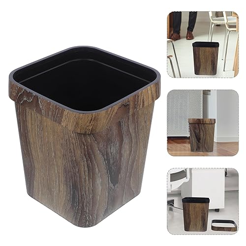 Miniatura 9 de STOBAZA Bote de basura, 1 unidad, soporte para maquillaje, contenedor de almacenamiento de plástico, baúl de almacenamiento al aire libre, papelera