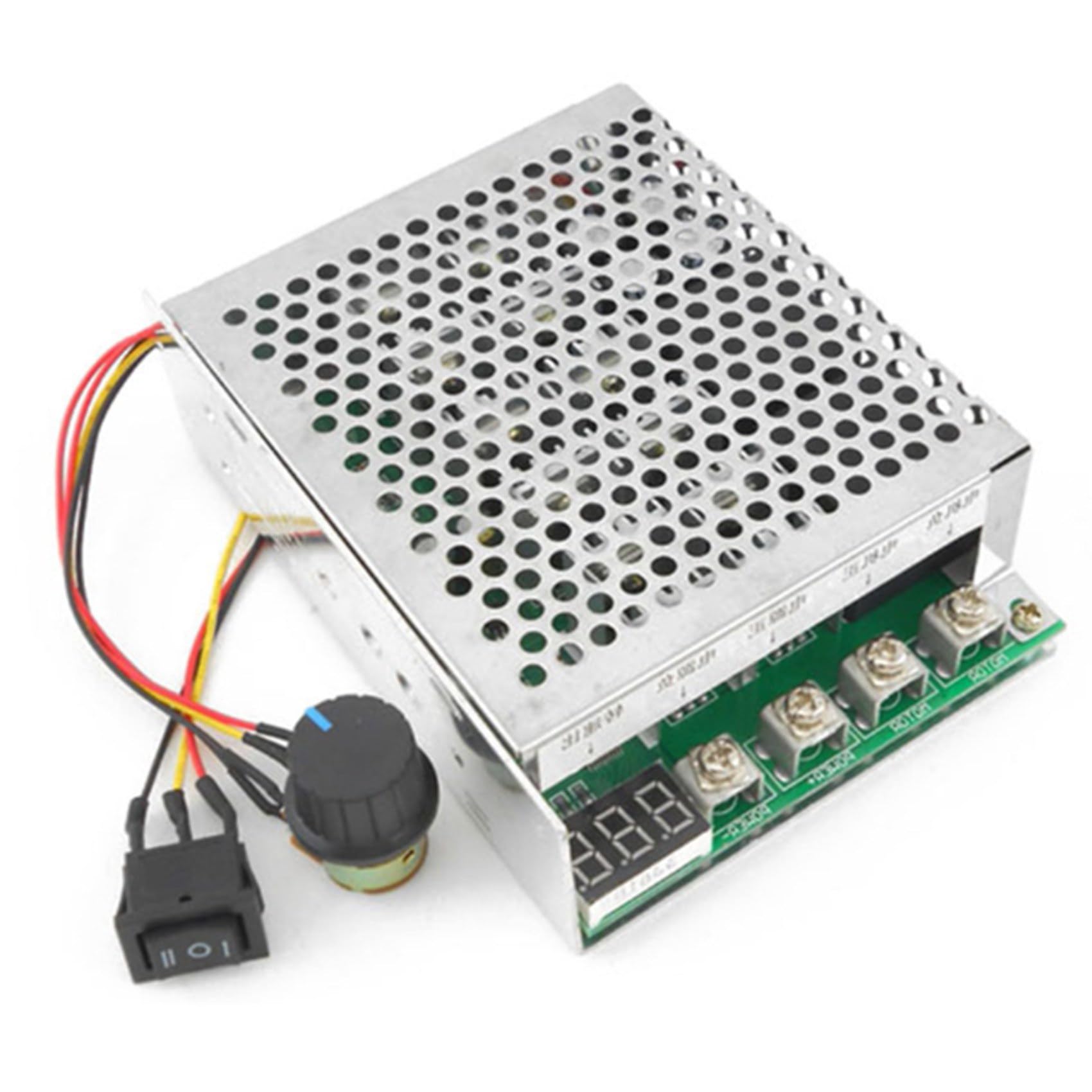 4X Regolatore di Velocità del Motore DC 10-55V 100A 3000W Controller e Posteriore di Controllo PWM Reversibile