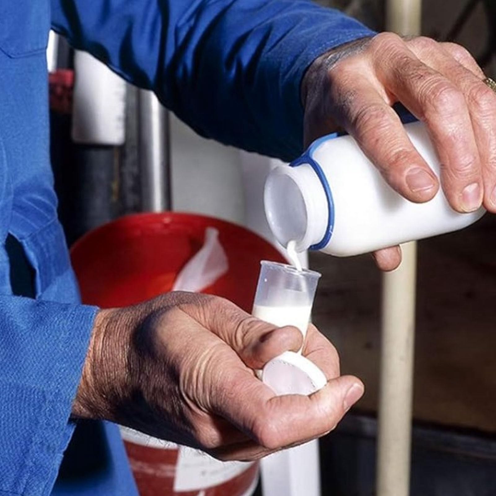 Haofy Échantillonneur de Lait pour Ferme et Élevage, Tasseur Prélèvement Laitier 200ML Efficace, conçu pour la qualité et Le contrôle de la qualité des Vaches et chèvres laitières