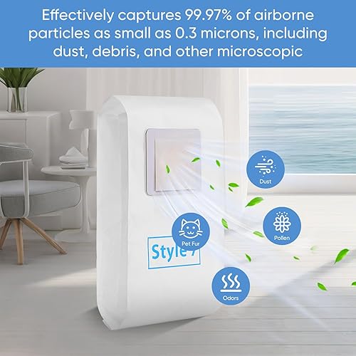 Miniatura 6 de Paquete de 18 bolsas de vacío estilo 7 compatibles con aspiradoras verticales Bissell PowerForce 1739 3522 3525 71Y7, PowerGlide 3545, Plus 3350