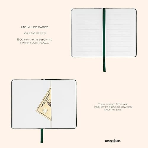 Miniatura 3 de ANECDOTE. Cuaderno pequeño (flor) diario de bolsillo de calidad premium para escribir notas, compacto, duradero, diario de viaje ideal para notas y