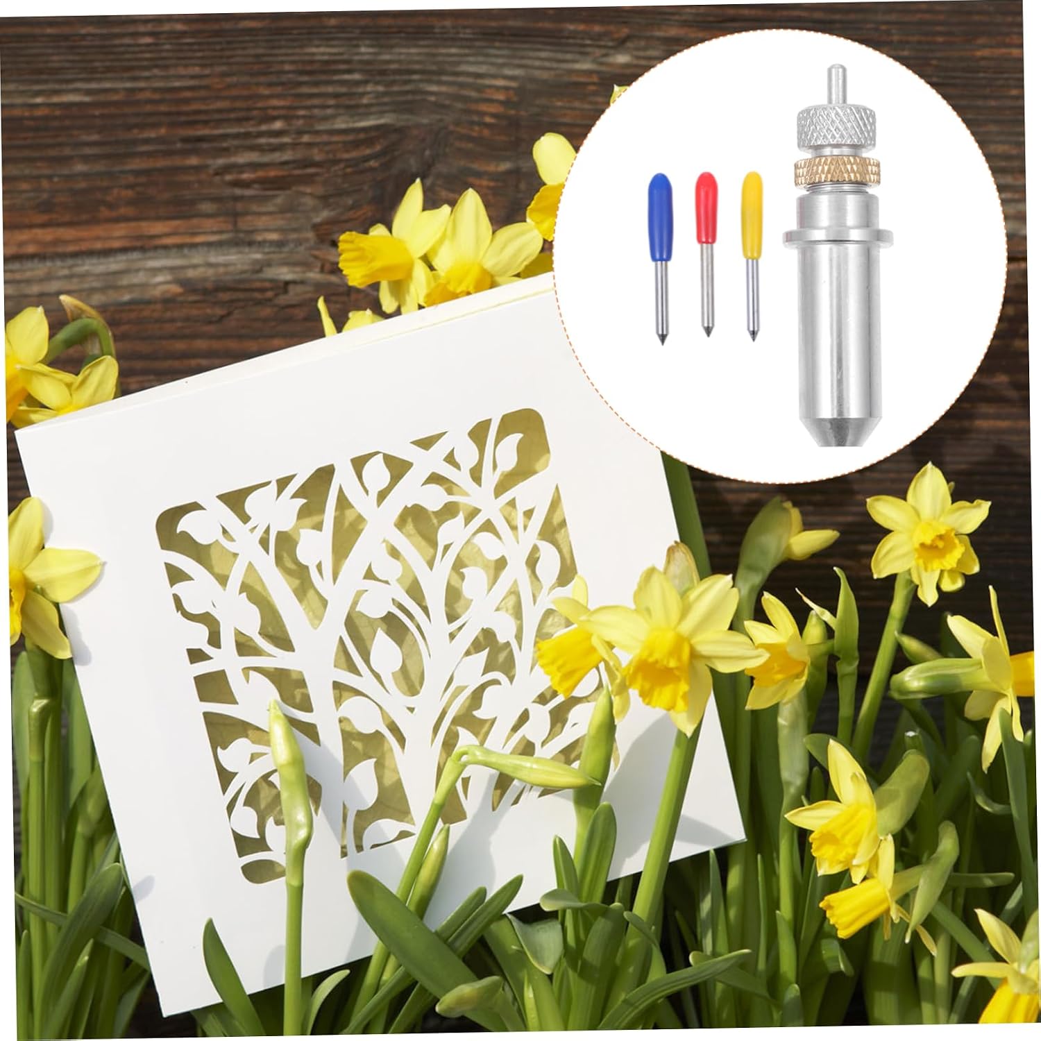 jojofuny Vinyl Cutting Blades Set Universal Lettering Cutters for Cutting Plotters Replacement Blades for Engraving Machines 10-Piece Pack