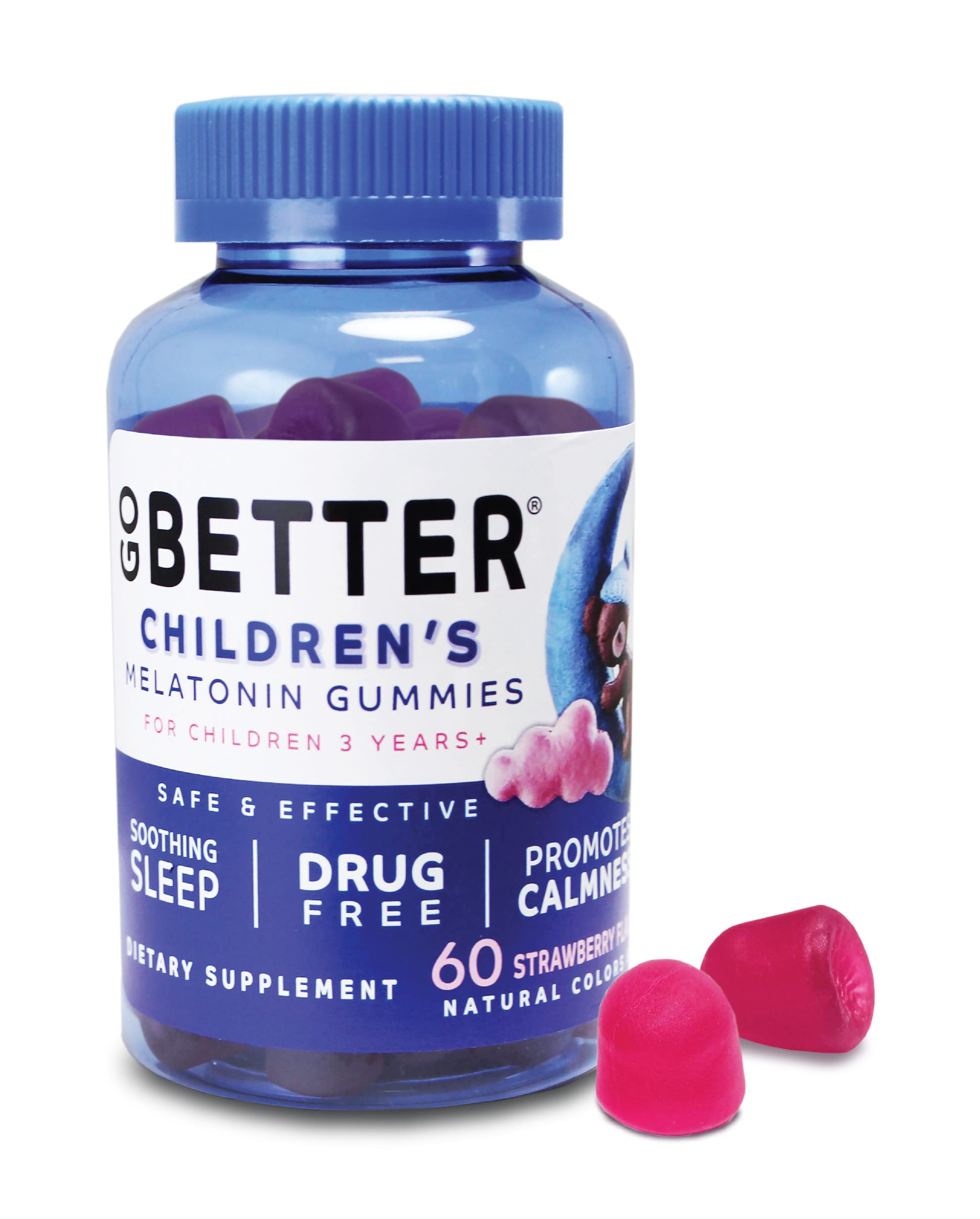 Buy GO BETTER Kids Melatonin Gummies Low Carbs, Gluten Free