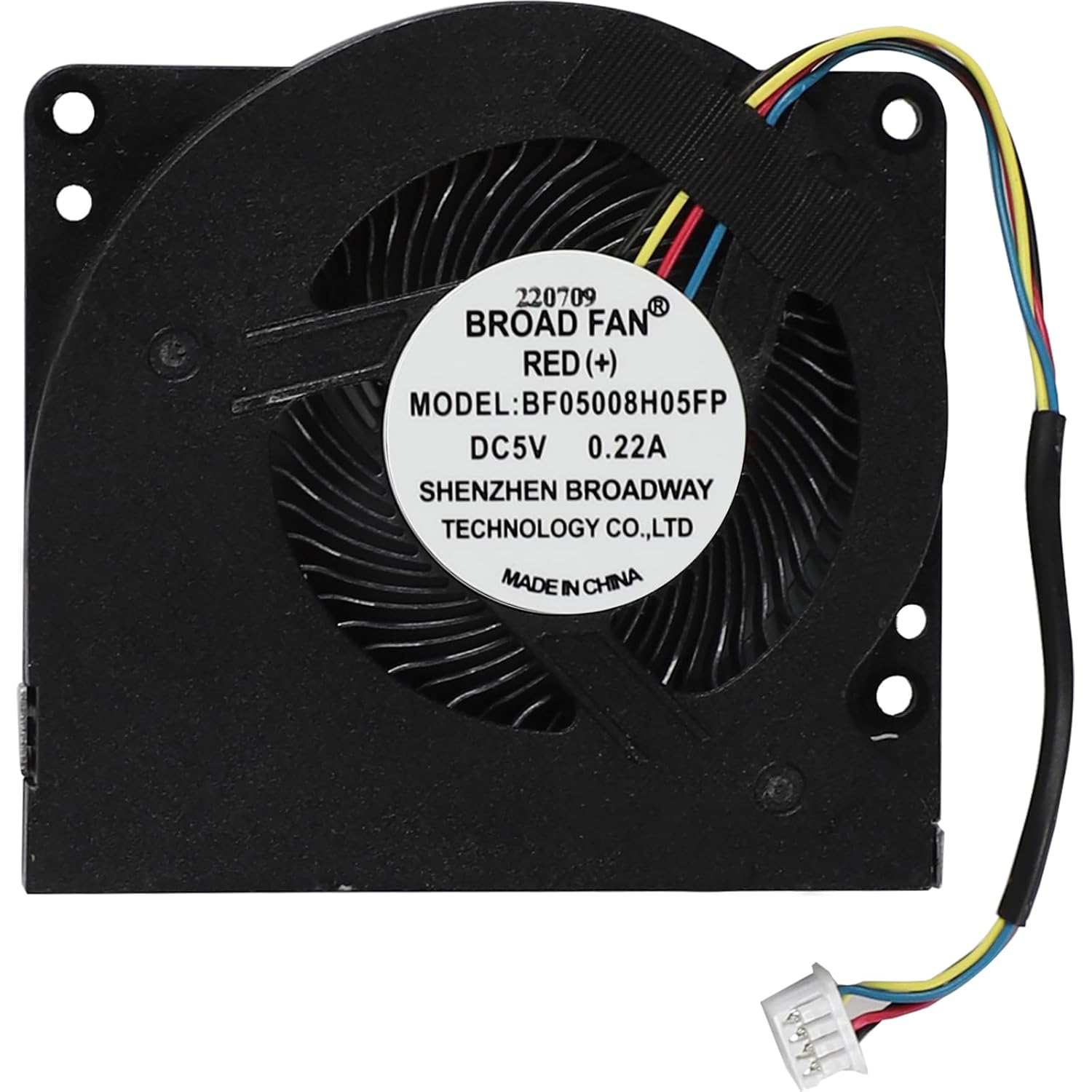 CPU Cooling Fan Replacement for Beelink GK55 LZX Mini PC, BF05008H05FP BB05008H05FP Silent Fan DC 5V 0.22A Model:5008
