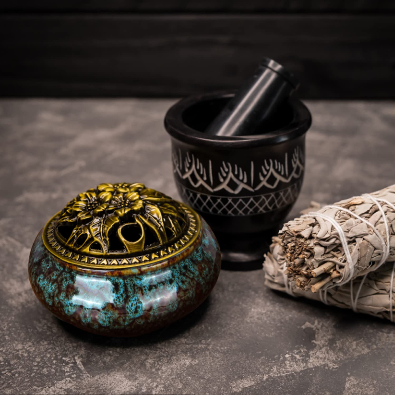 【新品未使用】CALMA STORE INCENSE HOLDER & BASE Incense Holder & Base＋SHADE – calma store Japan
