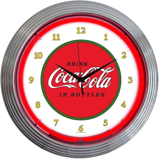 Coca Cola 1910 Classic Neon Clock photo Coca-Cola 1910 Classic Neon Clock