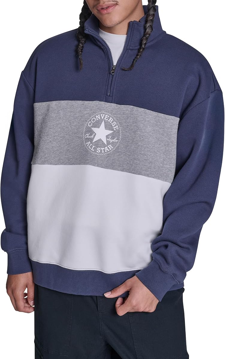 Converse Men's Retro Chuck 1/2 Zip Sweatshirt