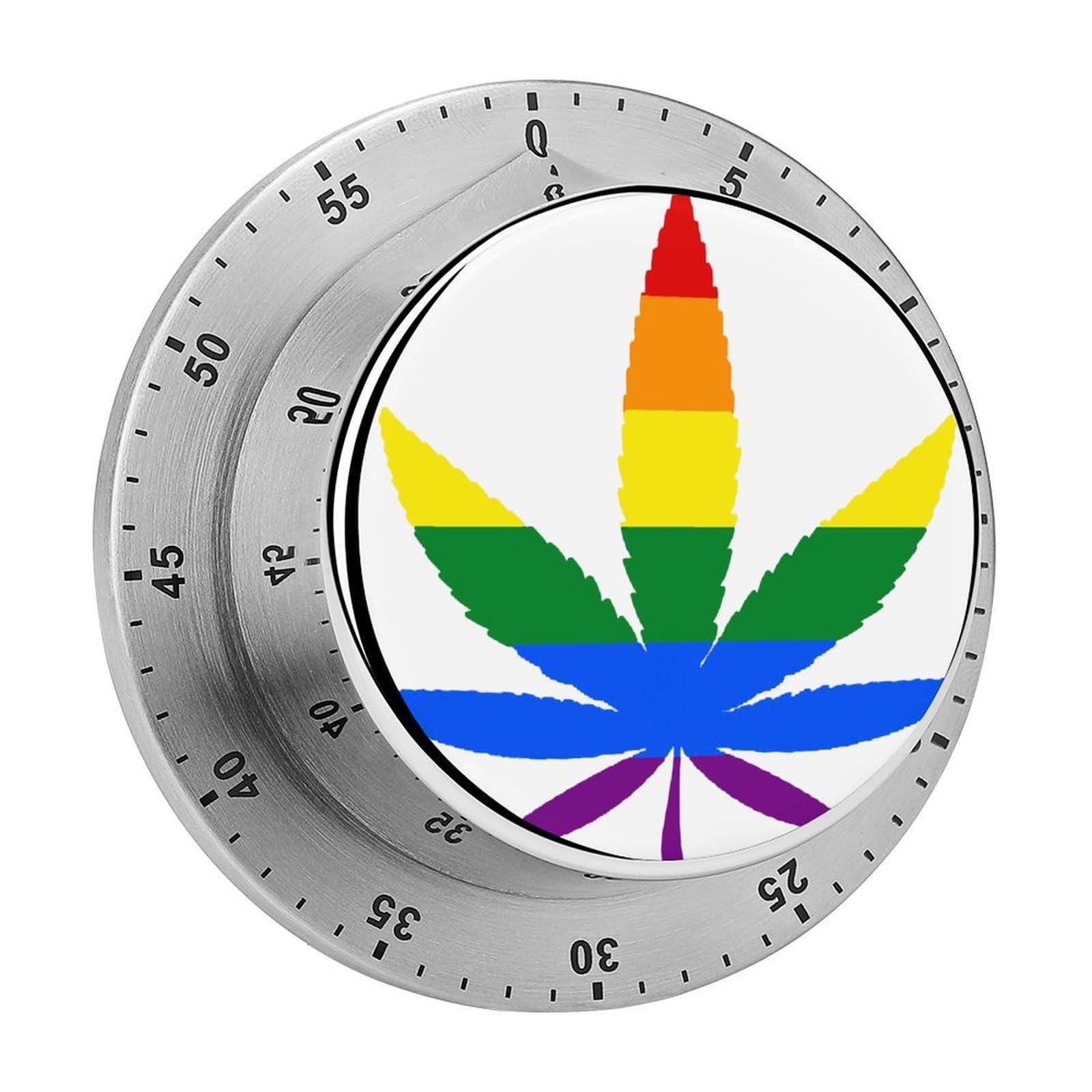 LGBT Weed Gay Proud Mechanical Rotary Timer, Used for Daily Timing
